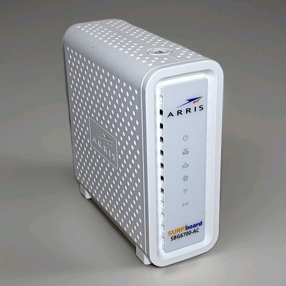 ARRIS Surfboard SBG6700-AC Cable Modem AC1600 WiFi Ethernet Router DOCSIS 3.0